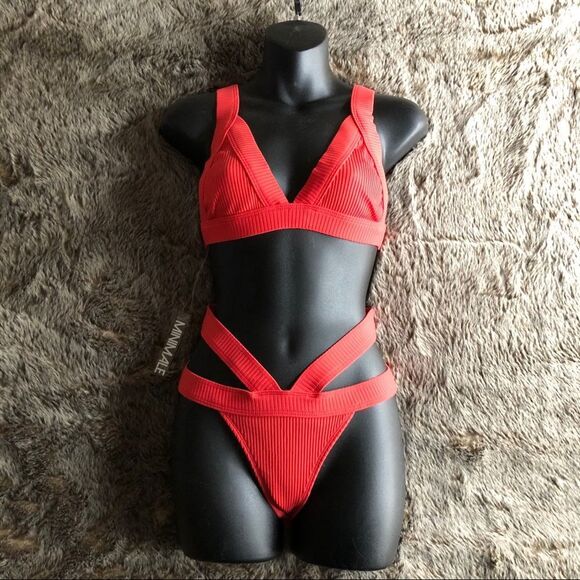 Free People x MINIMALE ANIMALE The Delta Rib Bikini Top Small - Picture 7 of 9